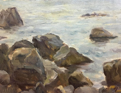 Oil painting Calm sea V. Nikitin