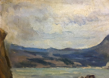 Oil painting Calm sea V. Nikitin