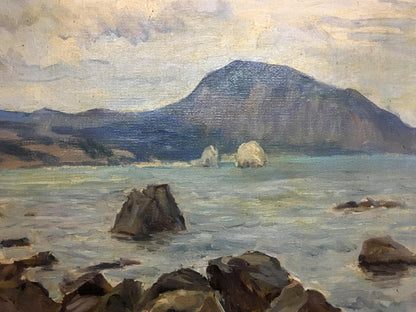 Oil painting Calm sea V. Nikitin