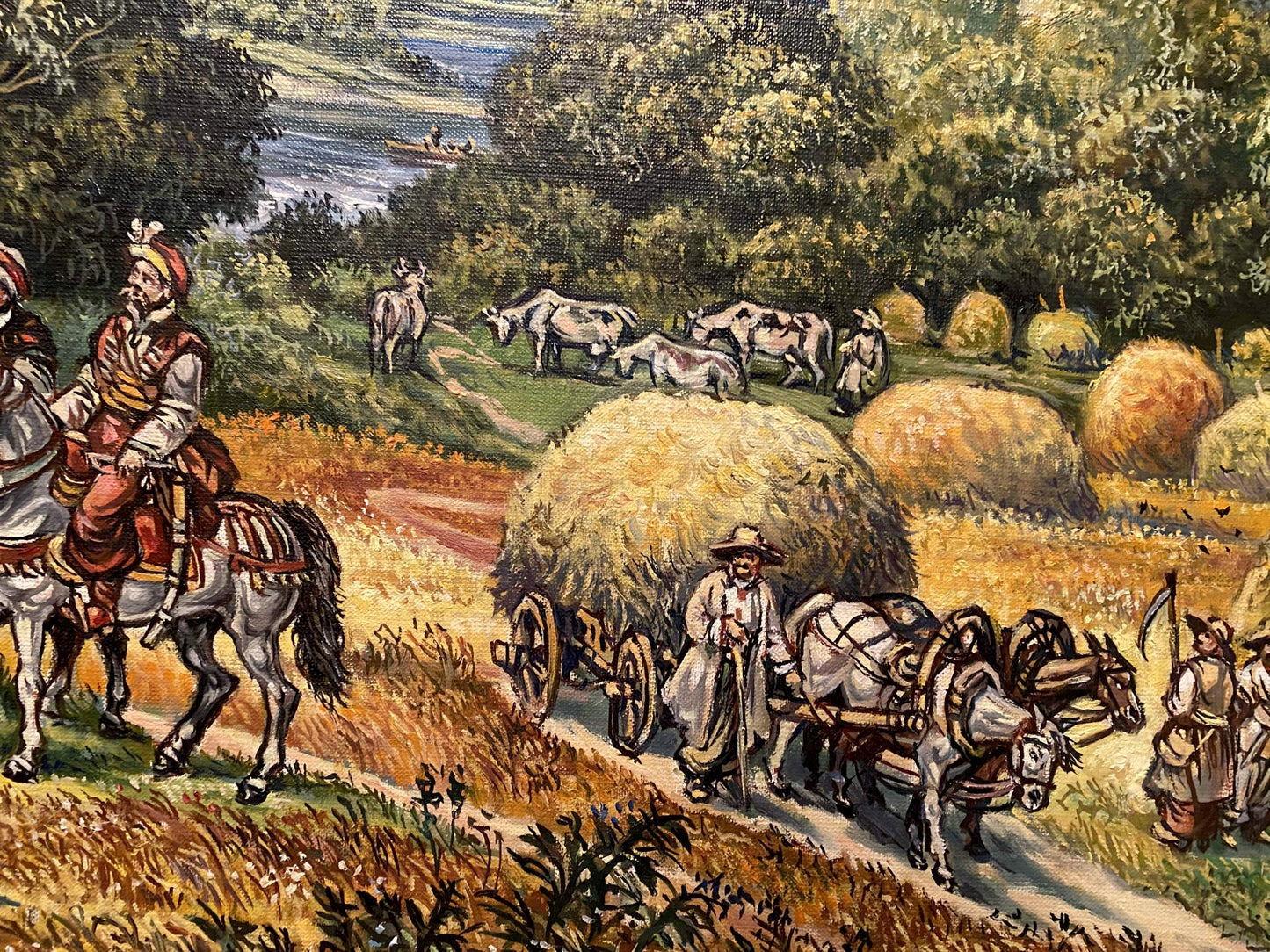 Oil painting The dark clouds have passed Alexander Litvinov