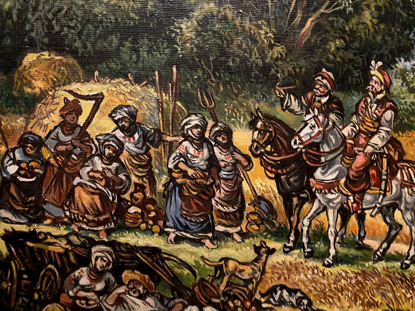 Oil painting The dark clouds have passed Alexander Litvinov