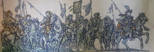 Ink painting Taras Bulba buy