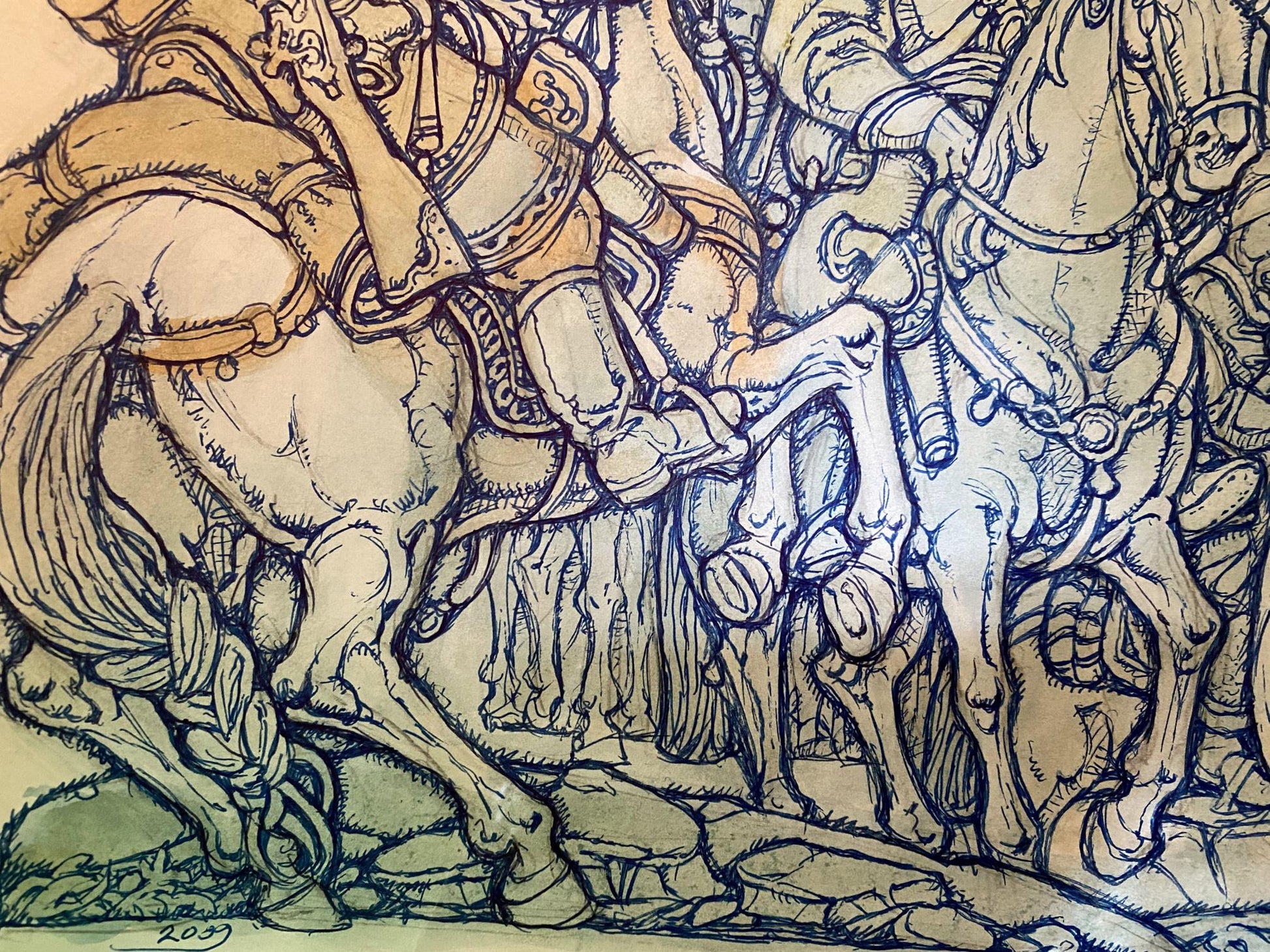 portrait horses