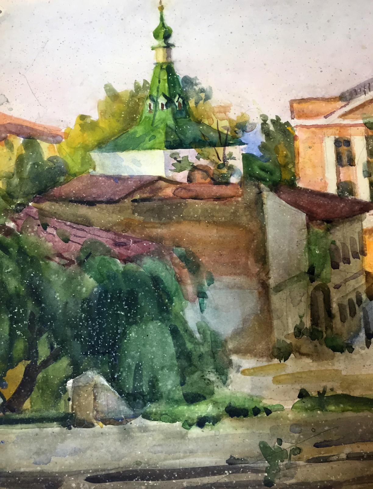 Watercolor Kiev Kryzhanivskyi Viktor Vladimirovich