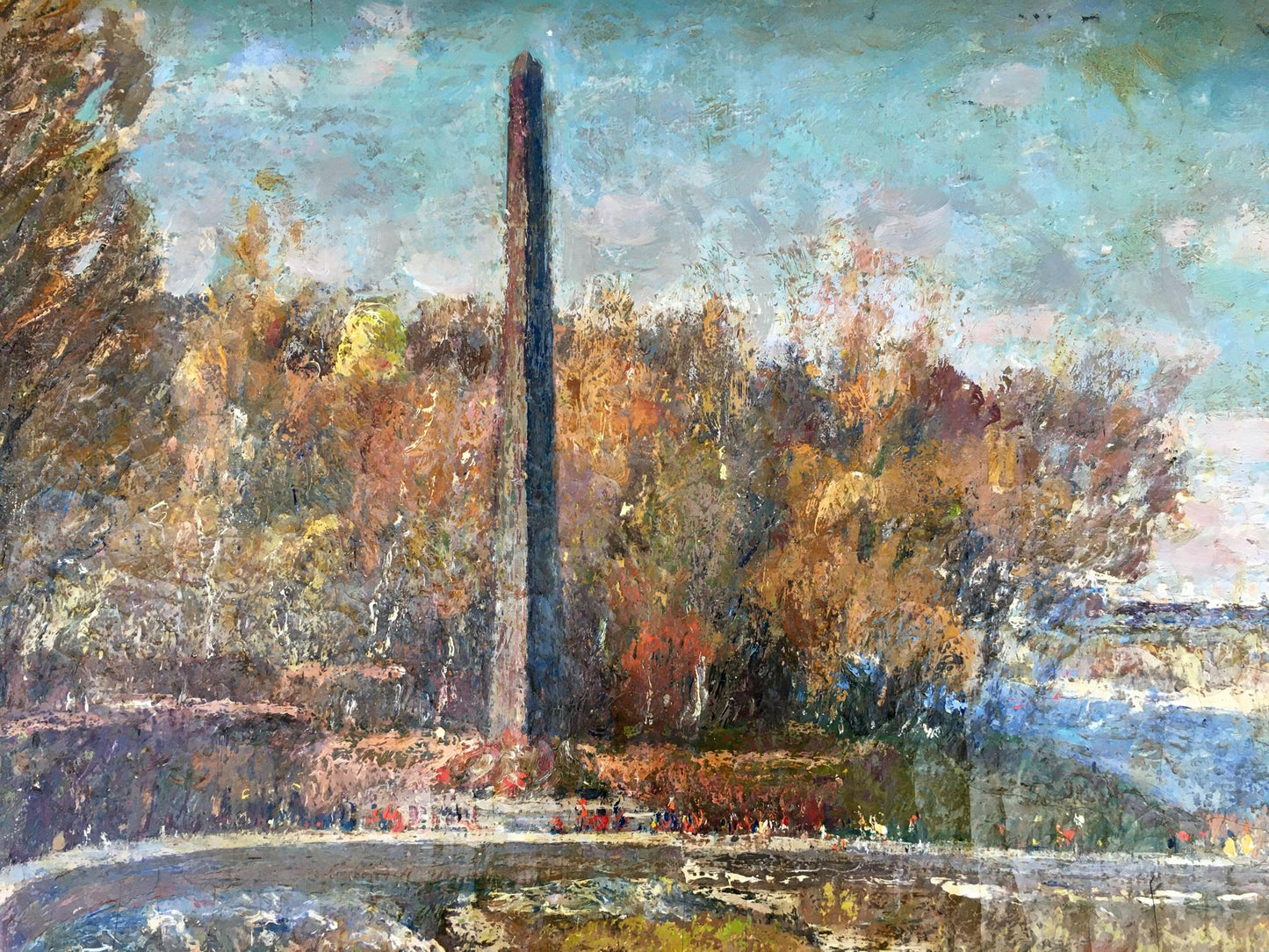 Oil painting Glory park Mynka Alexander Fedorovich