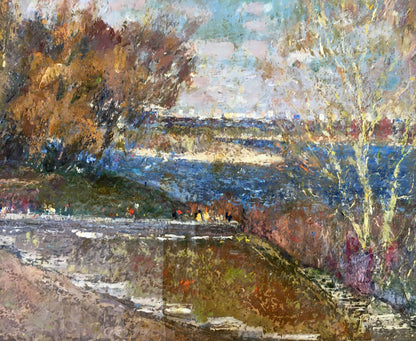 Oil painting Glory park Mynka Alexander Fedorovich