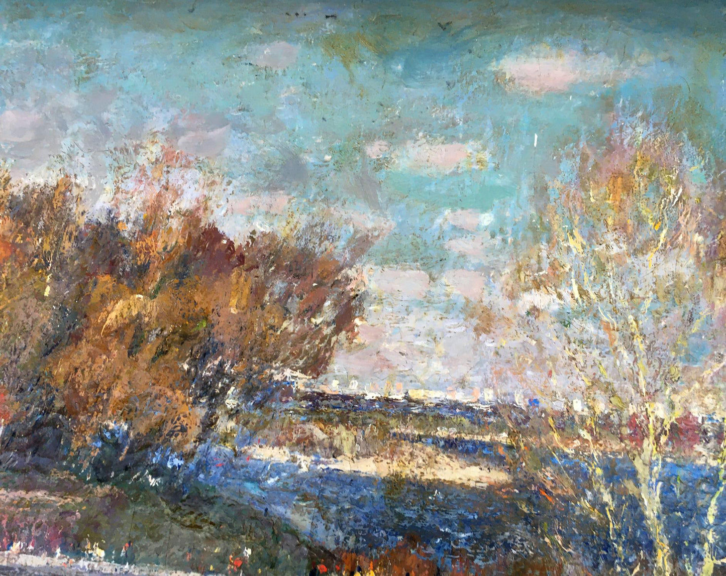 Oil painting Glory park Mynka Alexander Fedorovich