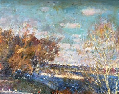 Oil painting Glory park Mynka Alexander Fedorovich