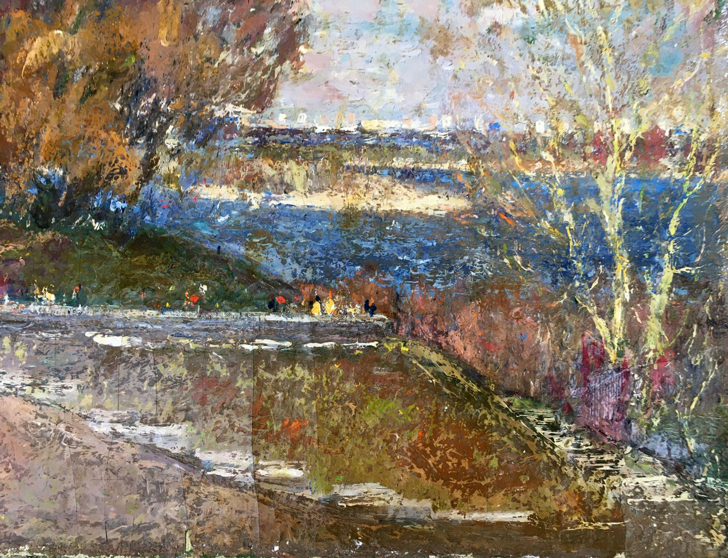 Oil painting Glory park Mynka Alexander Fedorovich