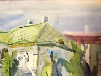 Watercolor painting Summer day Kryzhanivskyi Viktor Vladimirovich