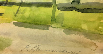 Watercolor painting Summer day Kryzhanivskyi Viktor Vladimirovich