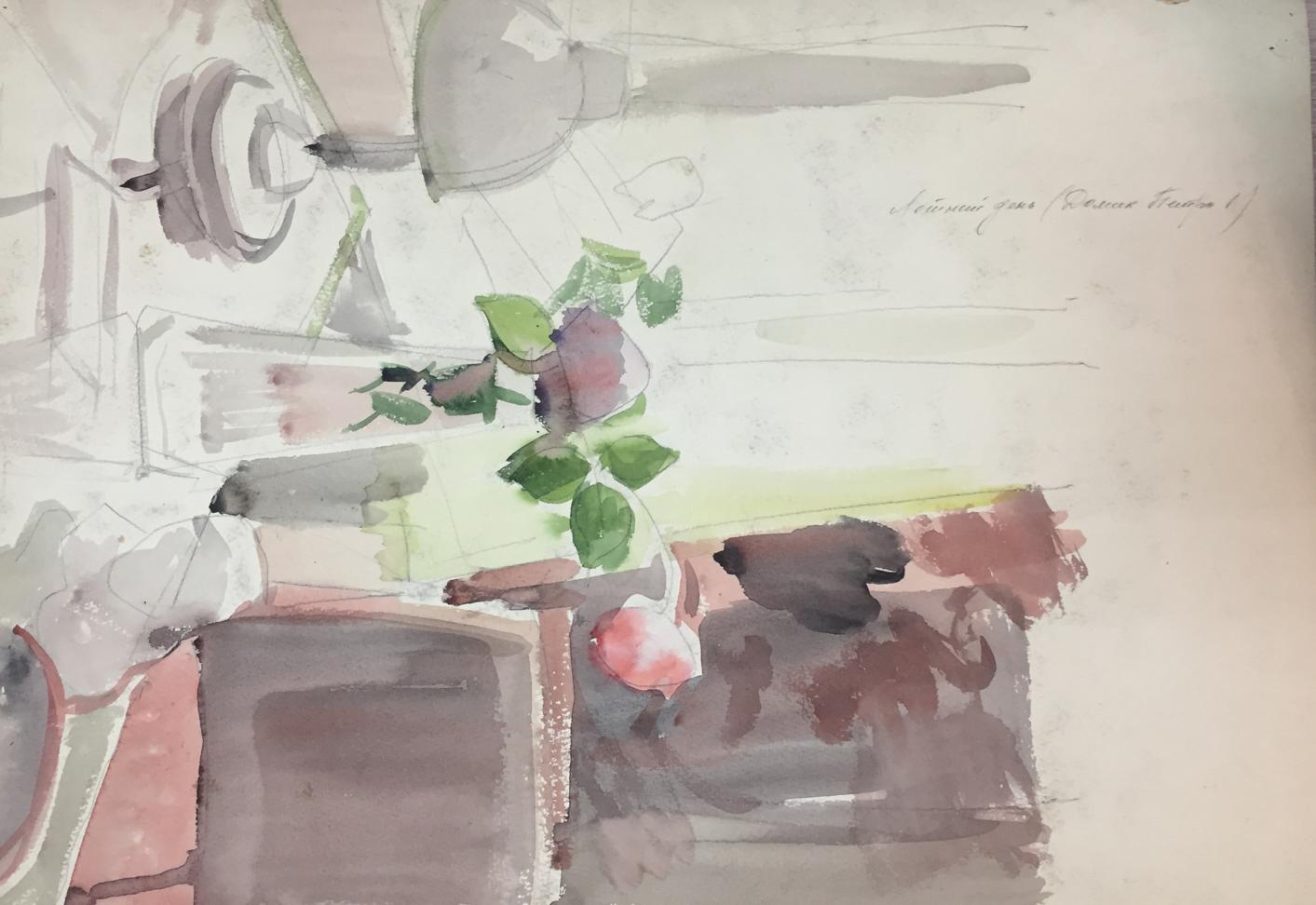 Watercolor painting Summer day Kryzhanivskyi Viktor Vladimirovich