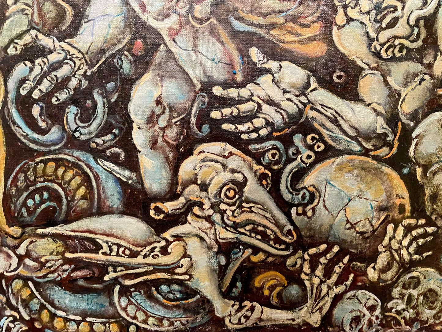 Oil painting Michael the Archangel Litvinov Oleg Arkad'yevich