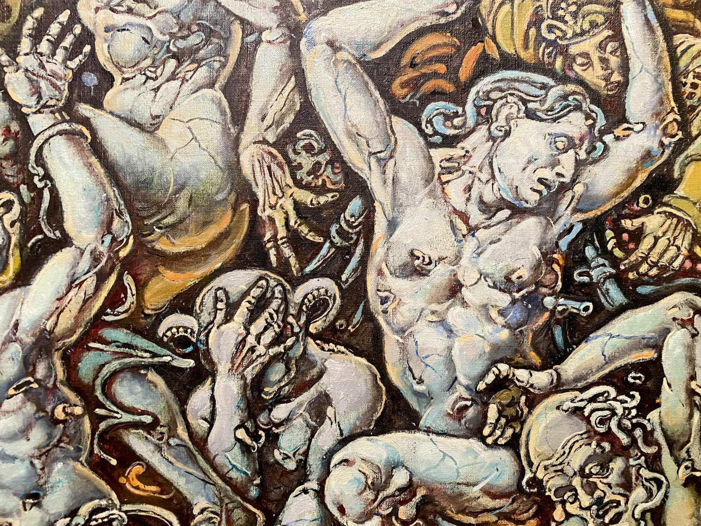 Oil painting Michael the Archangel Litvinov Oleg Arkad'yevich
