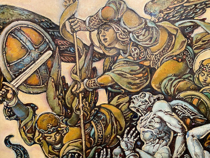Oil painting Michael the Archangel Litvinov Oleg Arkad'yevich