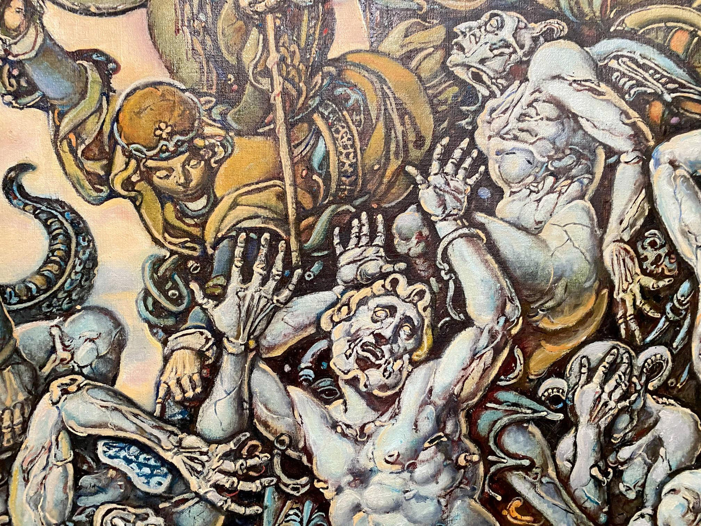 Oil painting Michael the Archangel Litvinov Oleg Arkad'yevich