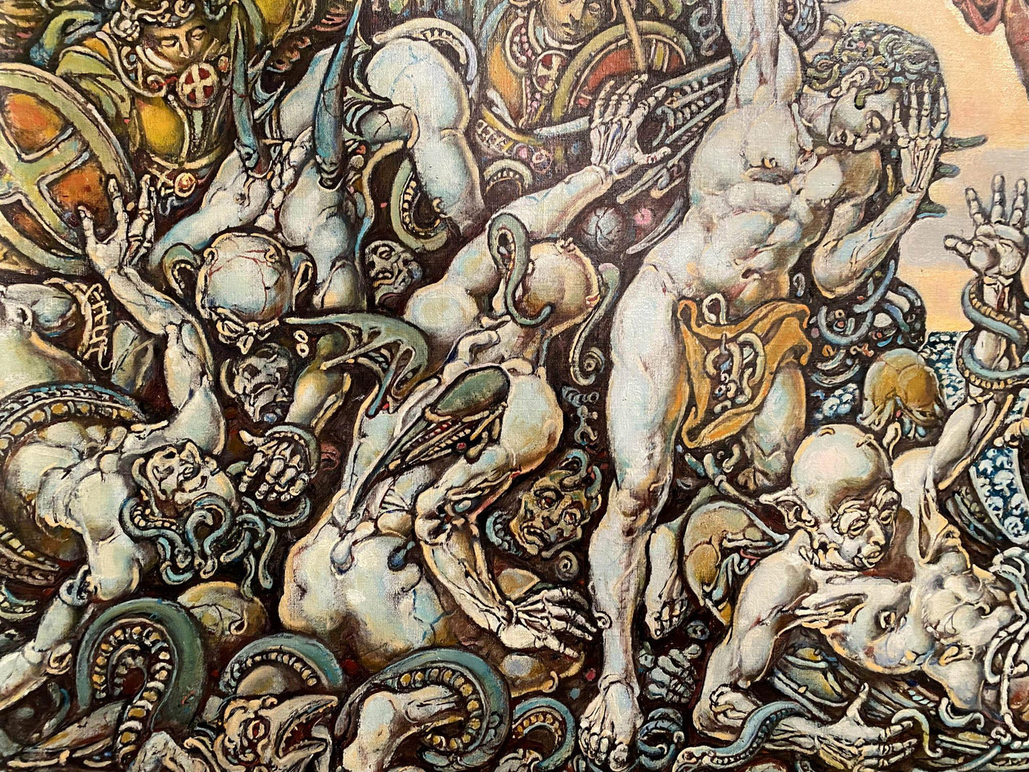 Oil painting Michael the Archangel Litvinov Oleg Arkad'yevich