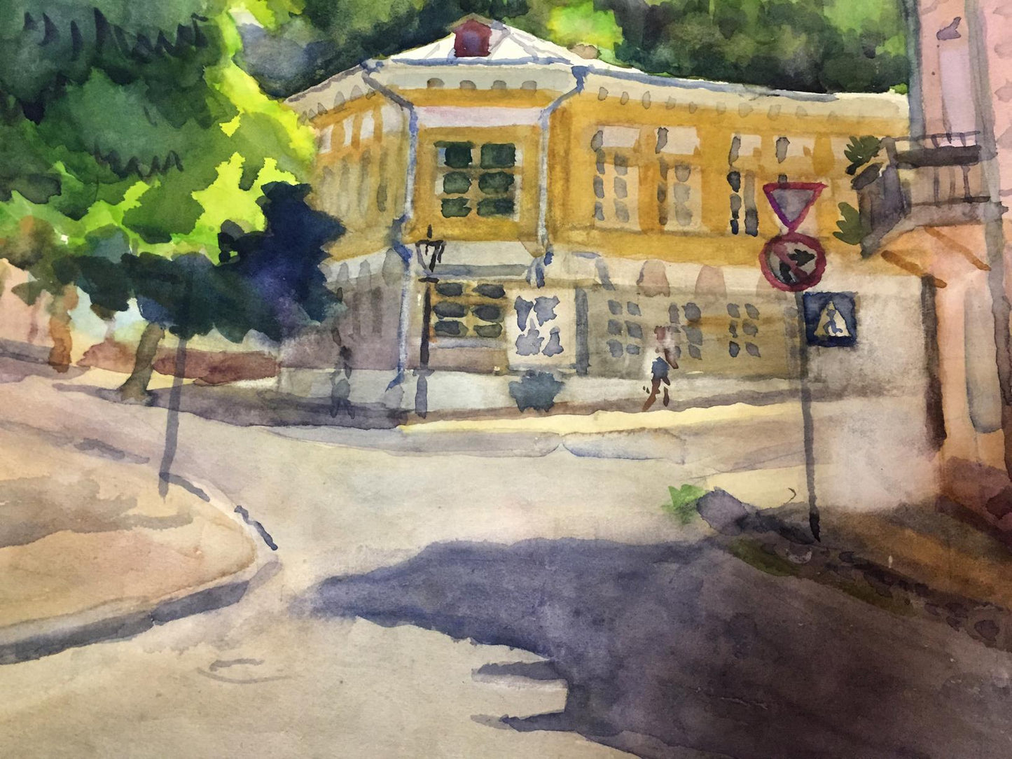 Watercolor painting Andrew's Descent Kryzhanivskyi Viktor Vladimirovich