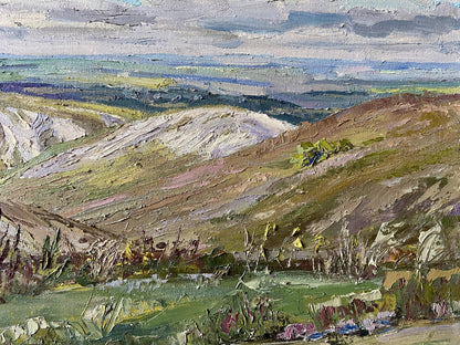 Oil painting White mountains Gaponchenko Ivan Ivanovich
