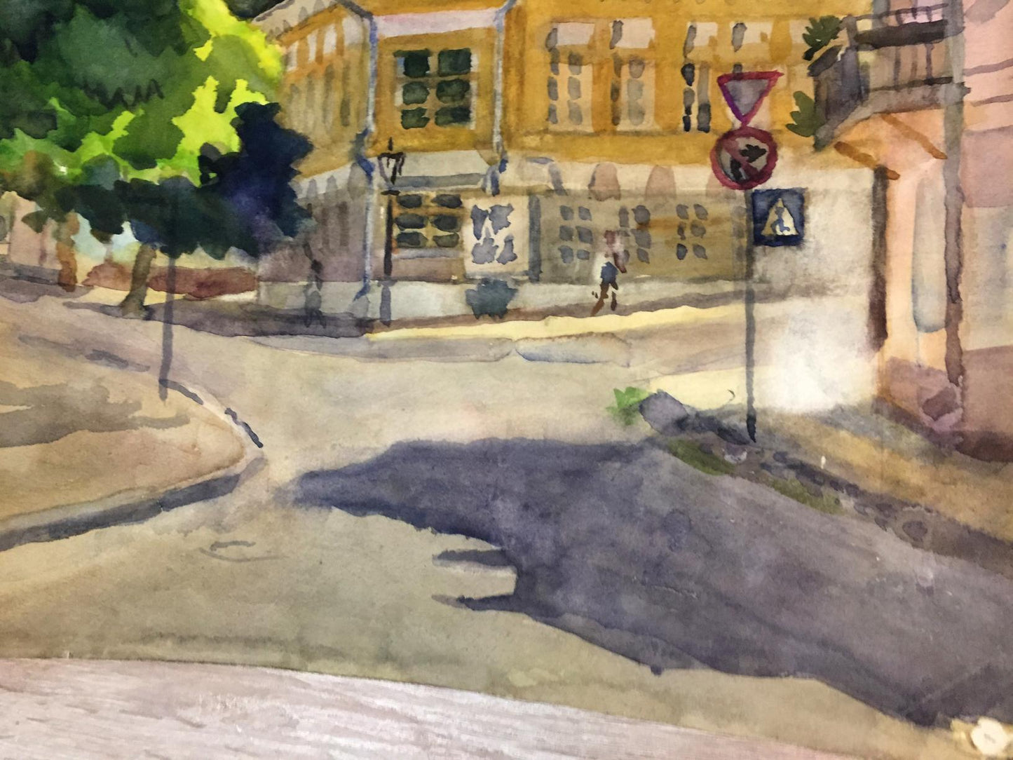 Watercolor painting Andrew's Descent Kryzhanivskyi Viktor Vladimirovich