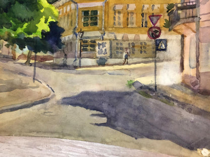 Watercolor painting Andrew's Descent Kryzhanivskyi Viktor Vladimirovich