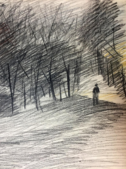 Pencils painting Kiev Kryzhanivskyi Viktor Vladimirovicha