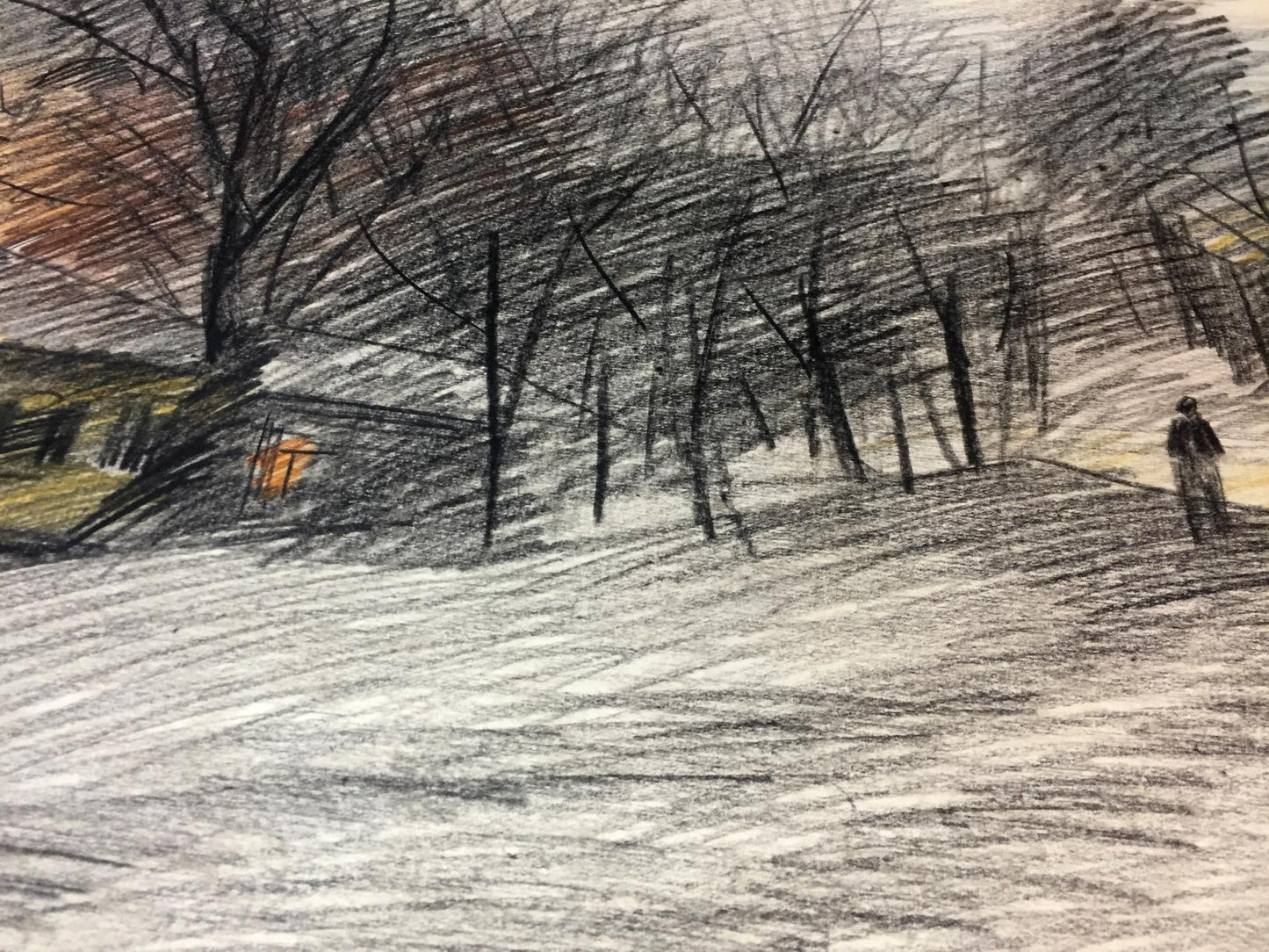 Pencils painting Kiev Kryzhanivskyi Viktor Vladimirovicha