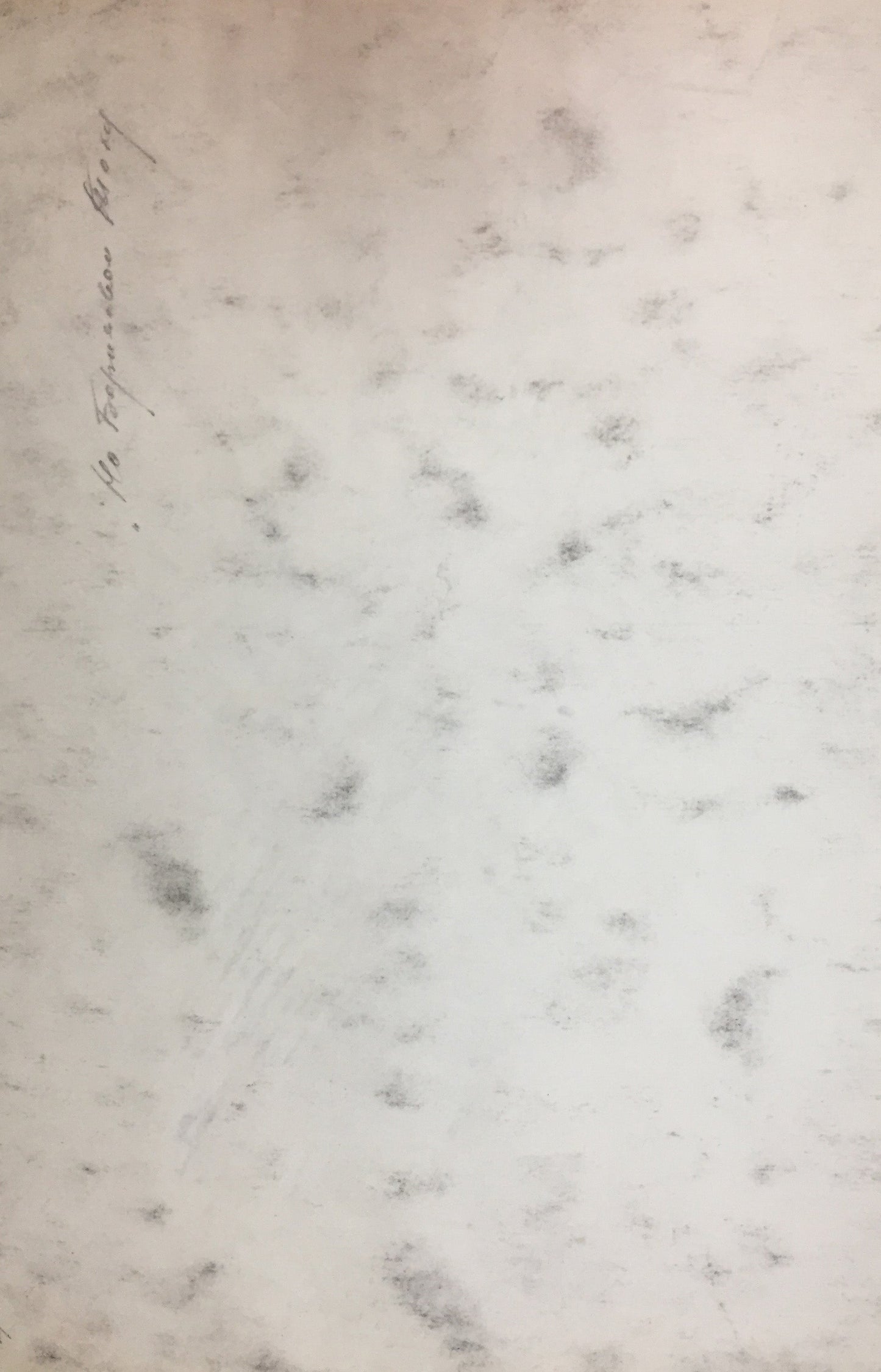 Pencils painting Winter melancholy outside Viktor Kryzhanivskyi