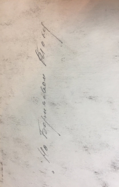 Pencils painting Winter melancholy outside Viktor Kryzhanivskyi