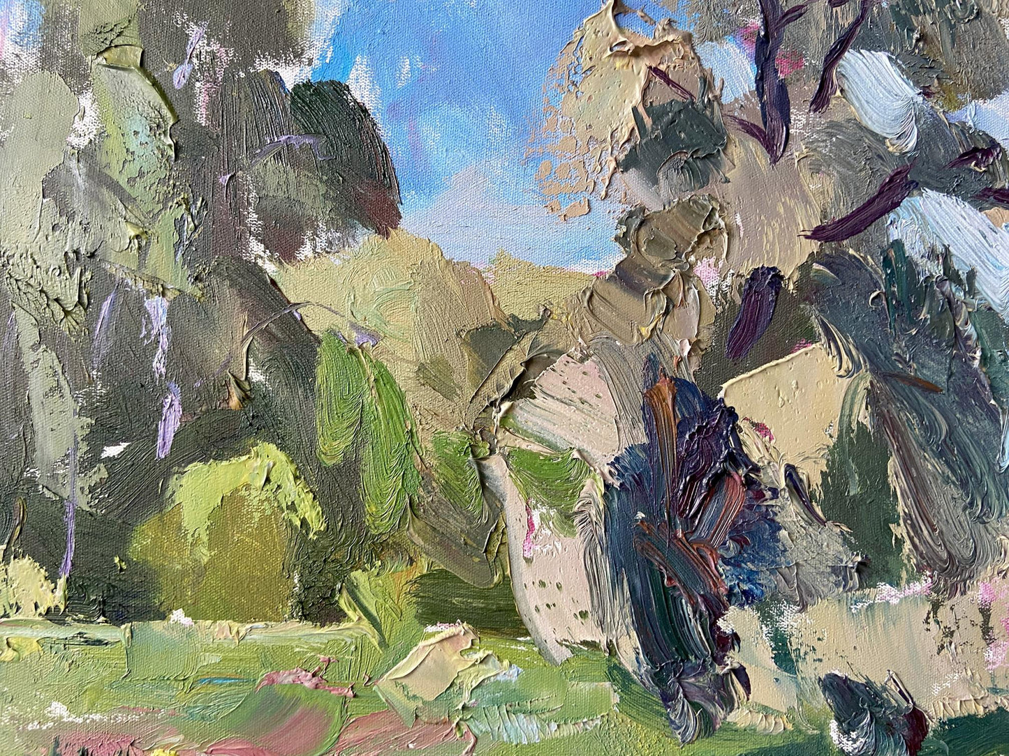 Oil painting May shore Gaponchenko Ivan Ivanovich