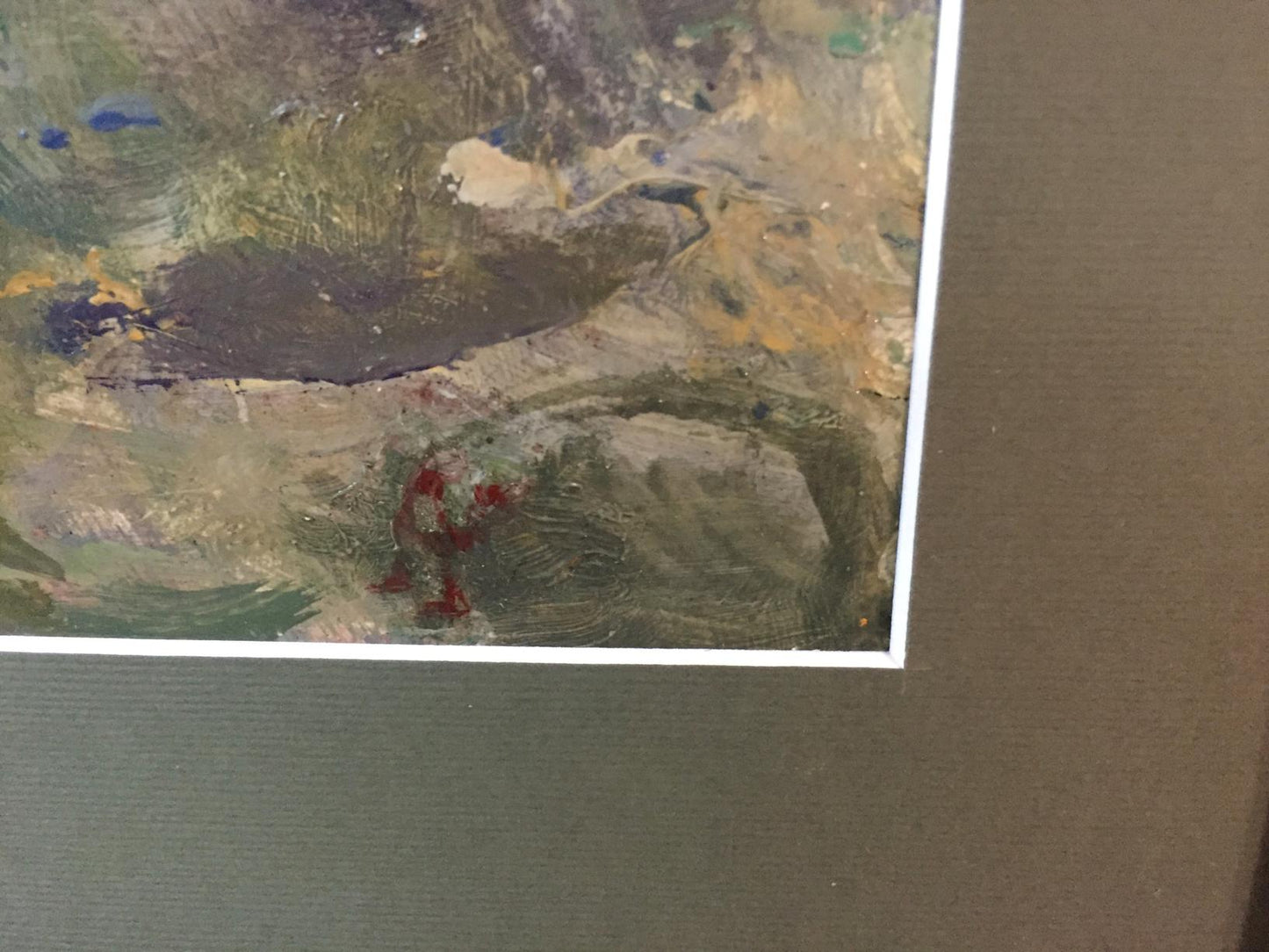 Oil painting Outska street Kropko Alexander Petrovich