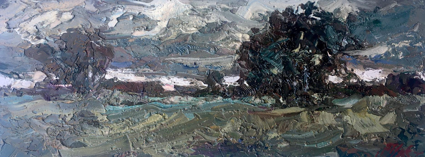 Oil painting Rainy day Alexander Cherednichenko