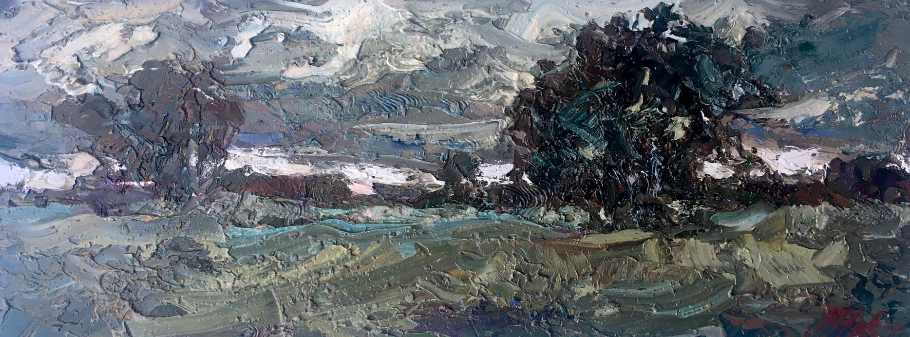 Oil painting Rainy day Alexander Cherednichenko