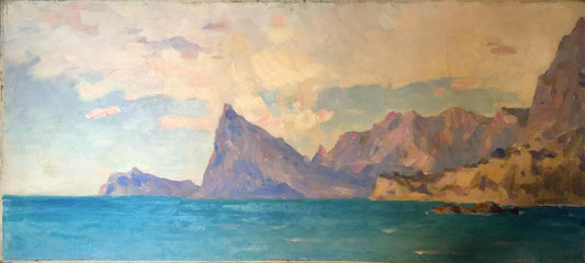 Oil painting Seascape Bortnikov Nikolay Fedorovich