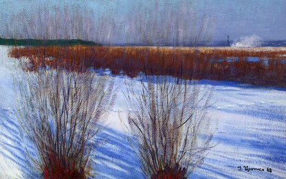 Oil painting March morning Ivan Tsyupka
