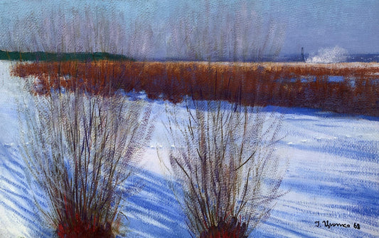 Oil painting March morning Ivan Tsyupka