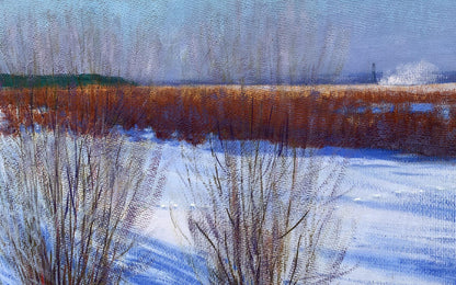 Oil painting March morning Ivan Tsyupka