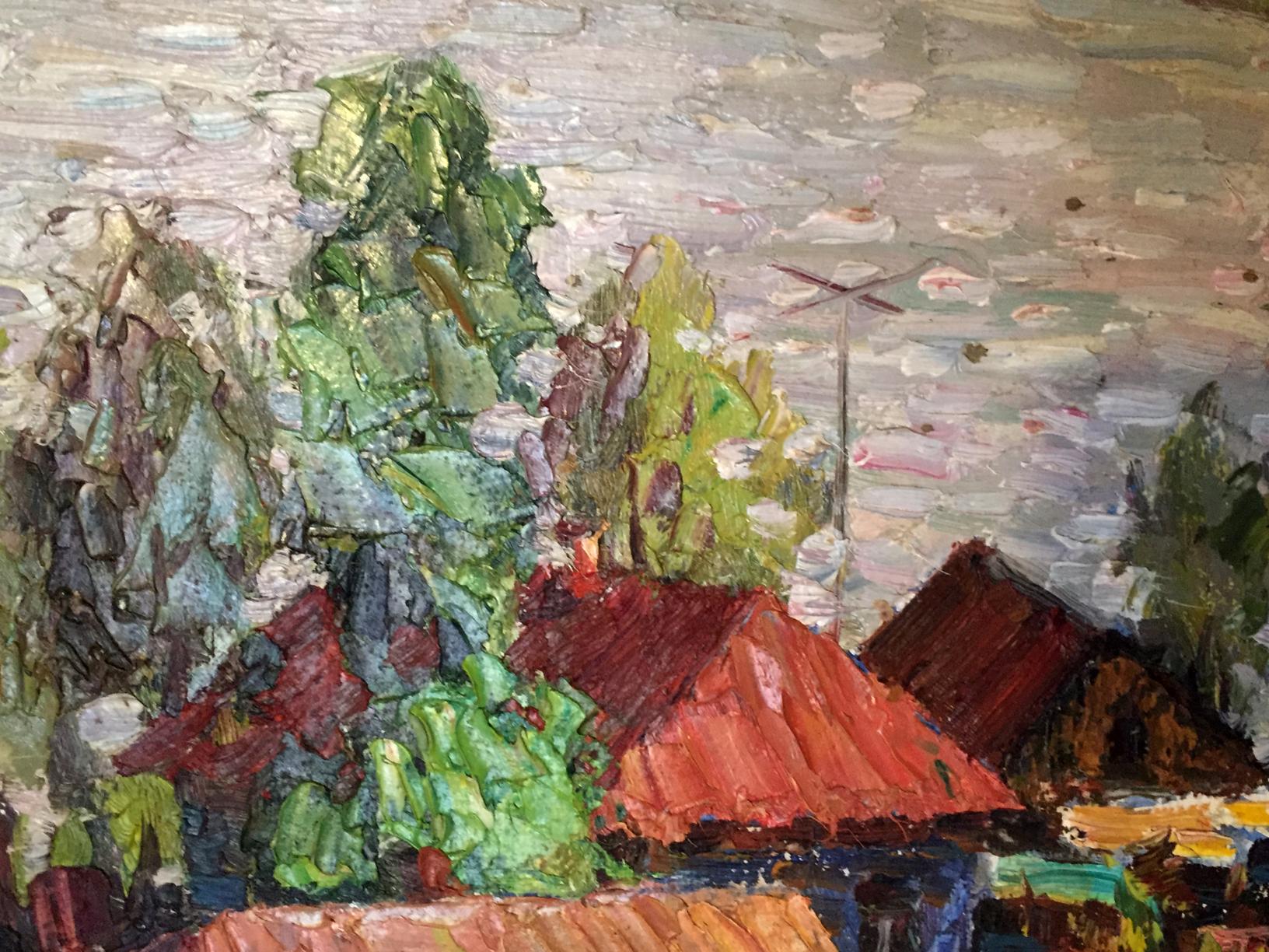 Sednevskaya Grove captured on canvas by Kolomoitsev