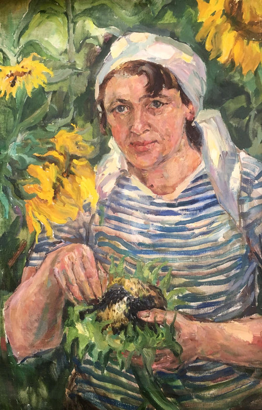 Oil painting Woman portrait Palazhchenko Irina