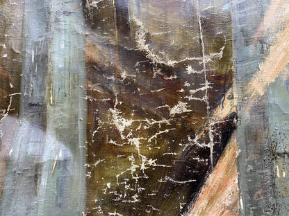 Oil painting Monument Vladimir Vasilievich Korsun