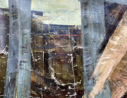 Oil painting Monument Vladimir Vasilievich Korsun