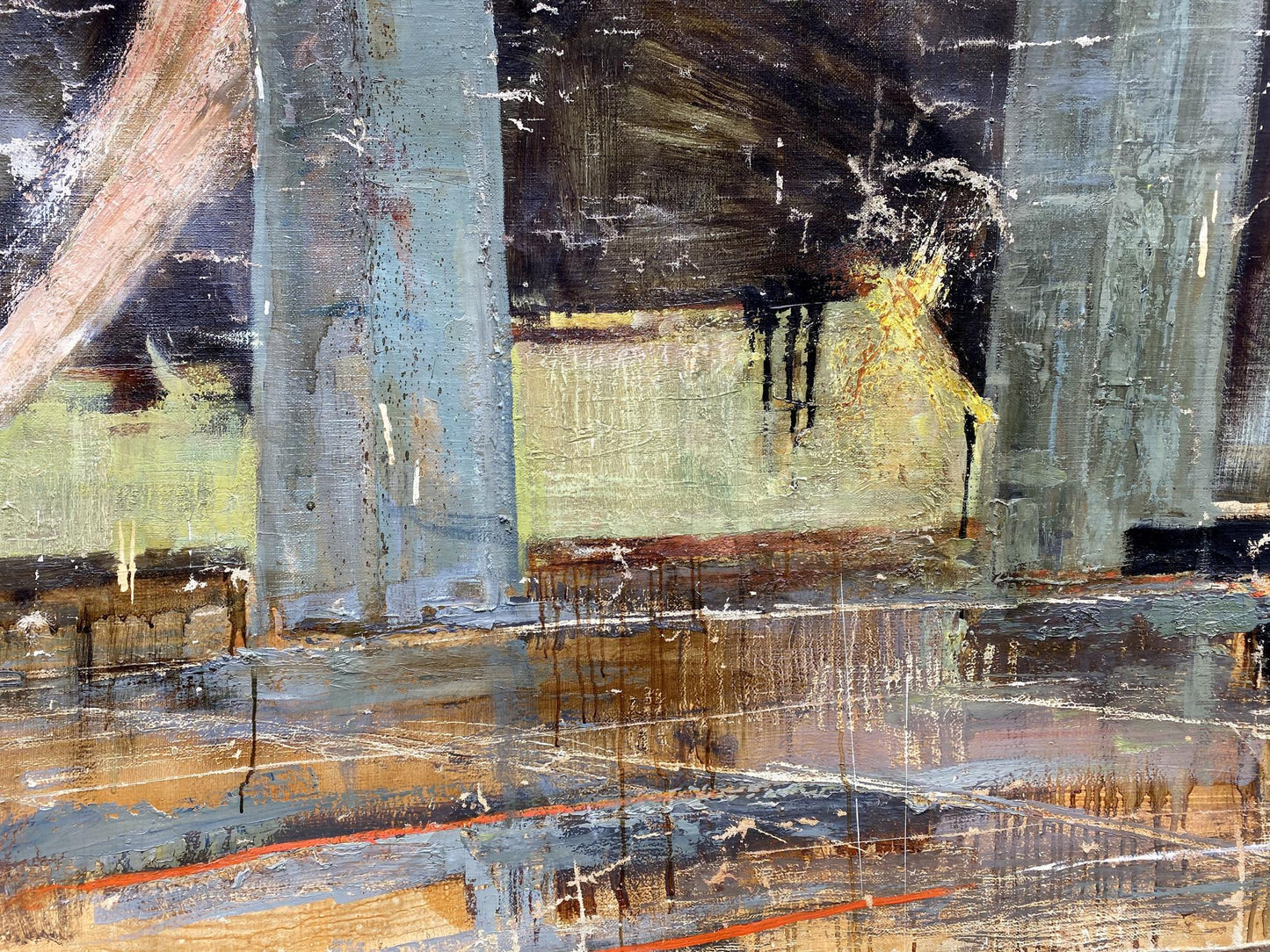 Oil painting Monument Vladimir Vasilievich Korsun