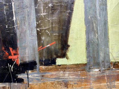 Oil painting Monument Vladimir Vasilievich Korsun