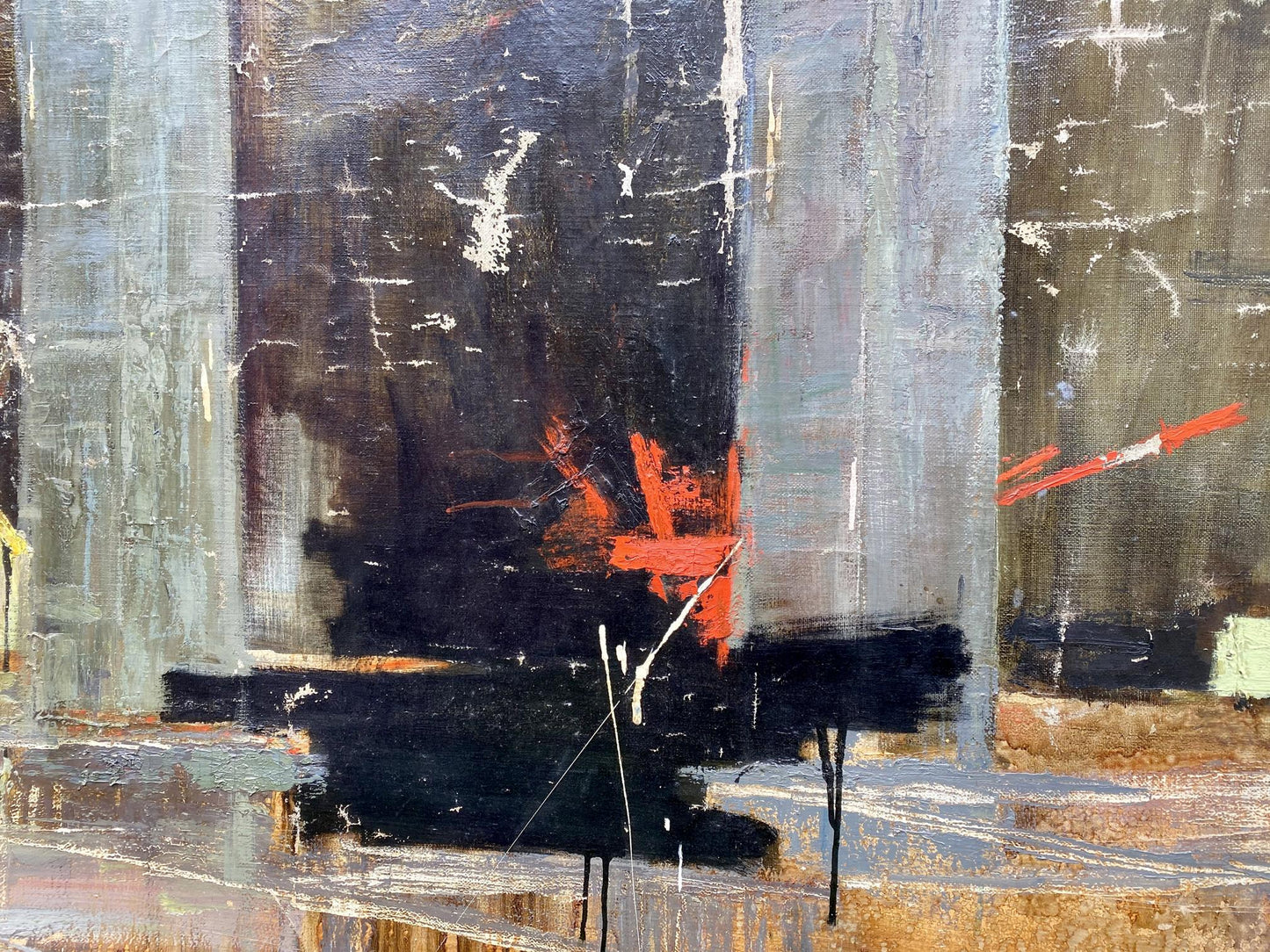 Oil painting Monument Vladimir Vasilievich Korsun