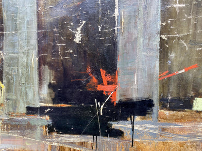 Oil painting Monument Vladimir Vasilievich Korsun