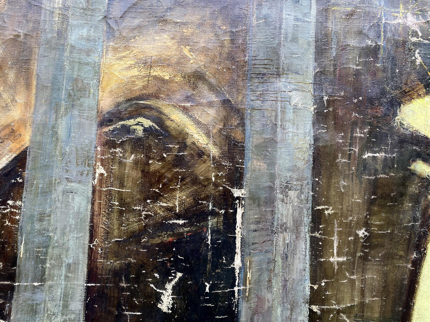 Oil painting Monument Vladimir Vasilievich Korsun