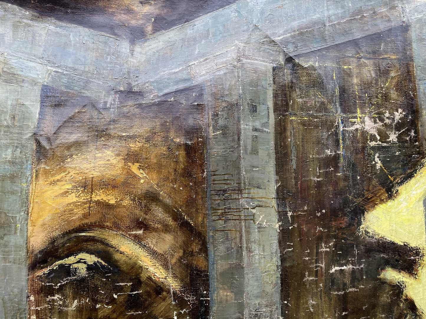 Oil painting Monument Vladimir Vasilievich Korsun