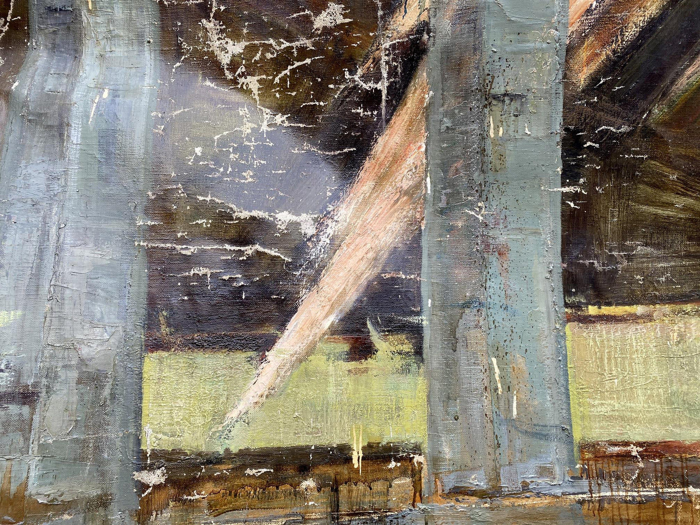 Oil painting Monument Vladimir Vasilievich Korsun