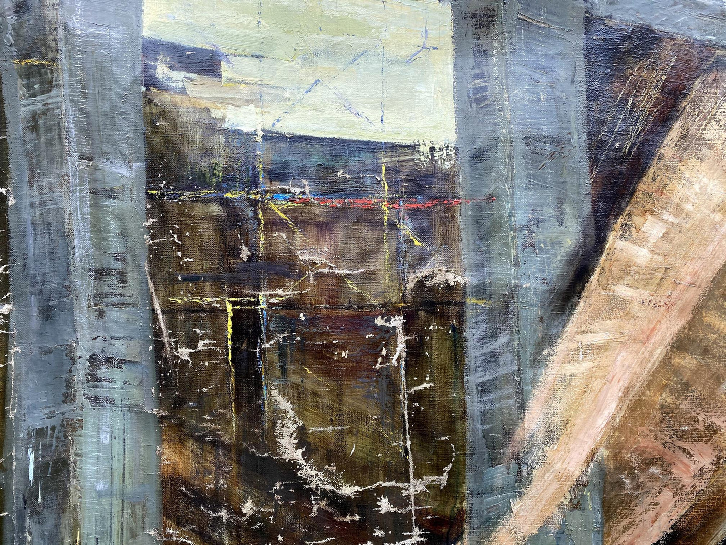 Oil painting Monument Vladimir Vasilievich Korsun