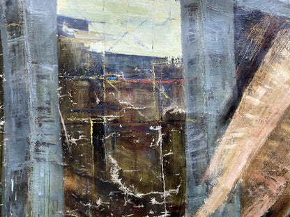 Oil painting Monument Vladimir Vasilievich Korsun